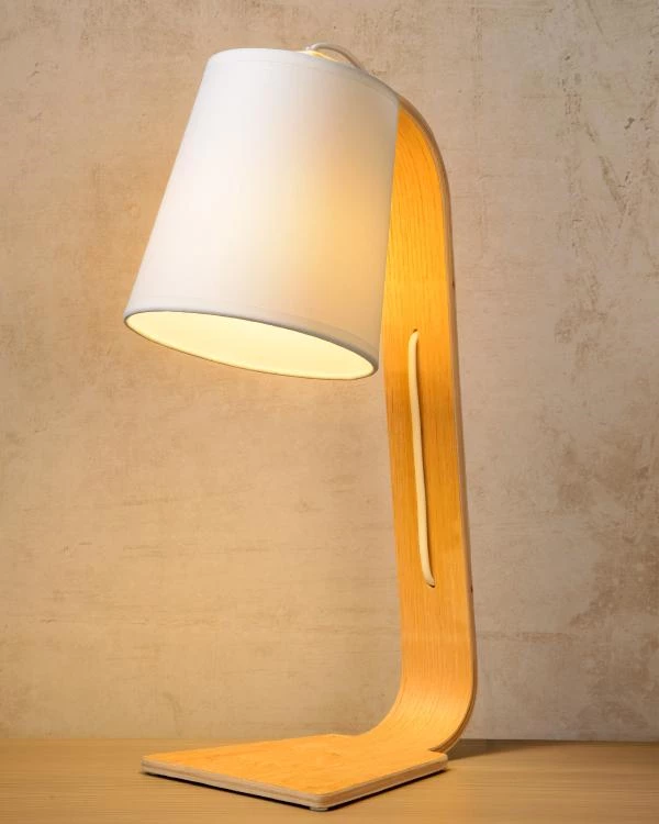 Lucide NORDIC - Table lamp - 1xE14 - White - atmosphere 2